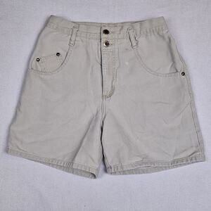 Vintage Arizona Shorts Women's Size 7 Khaki Made In USA 45511